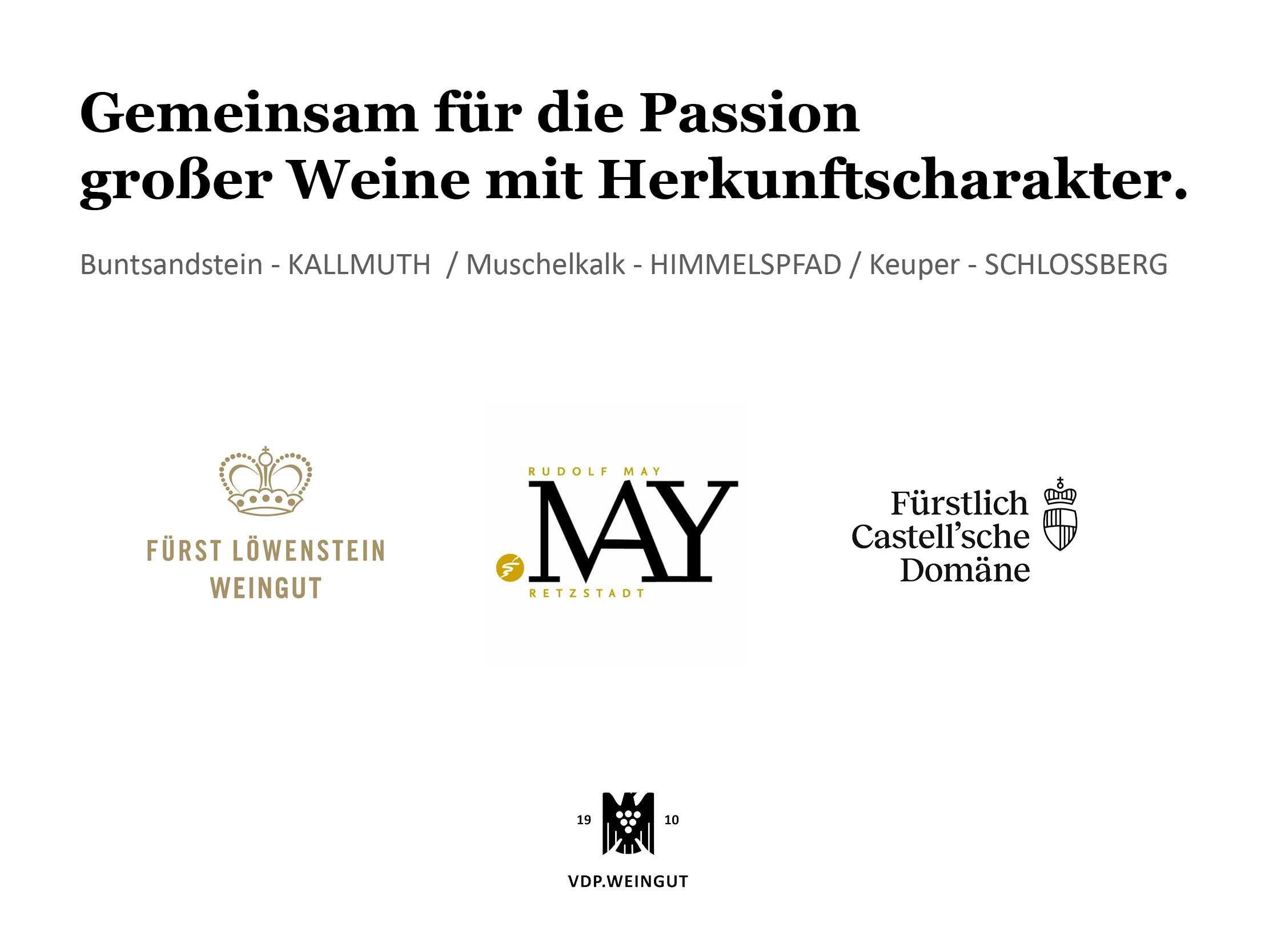 VDP.GROSSE GEWÄCHSE EDITION Franken Terroirs