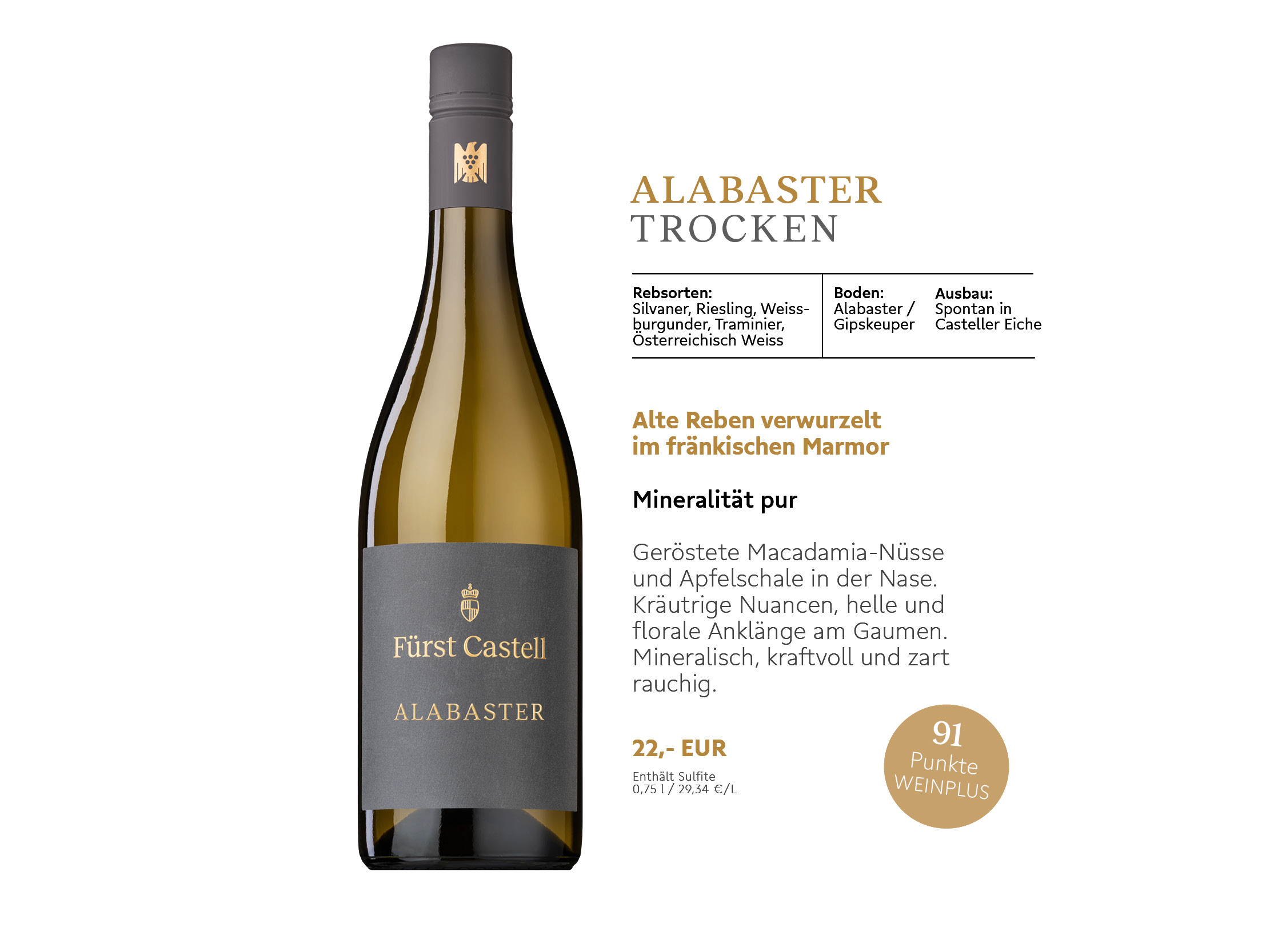 2023 ALABASTER Weisswein trocken 